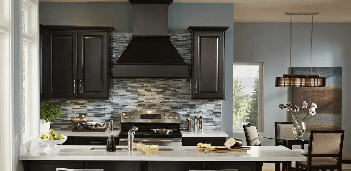 Kitchen cabinet painting and refinishing in a modern kitchen in Green Bay, WI